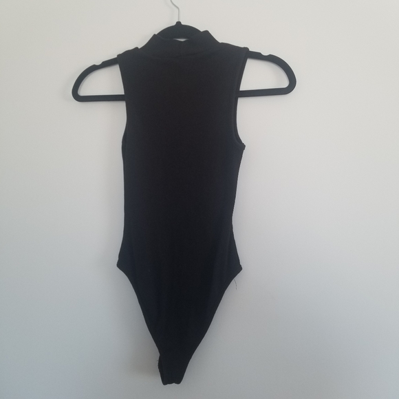 New Look black sleeveless turtleneck bodysuit - Picture 4 of 7